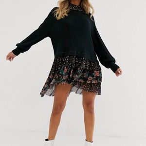 Free People opposites attract dress large